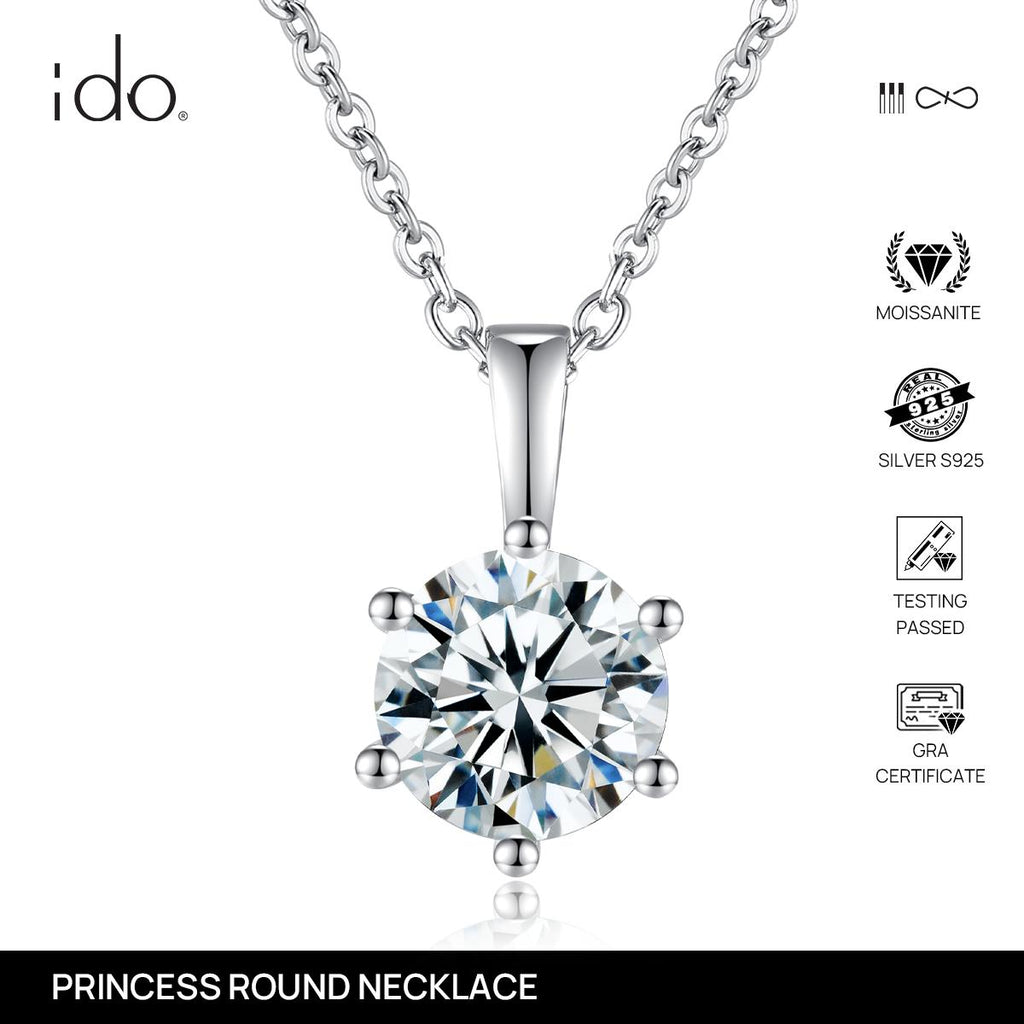 Femilist Necklace - N02 Silver 925 Moissanite