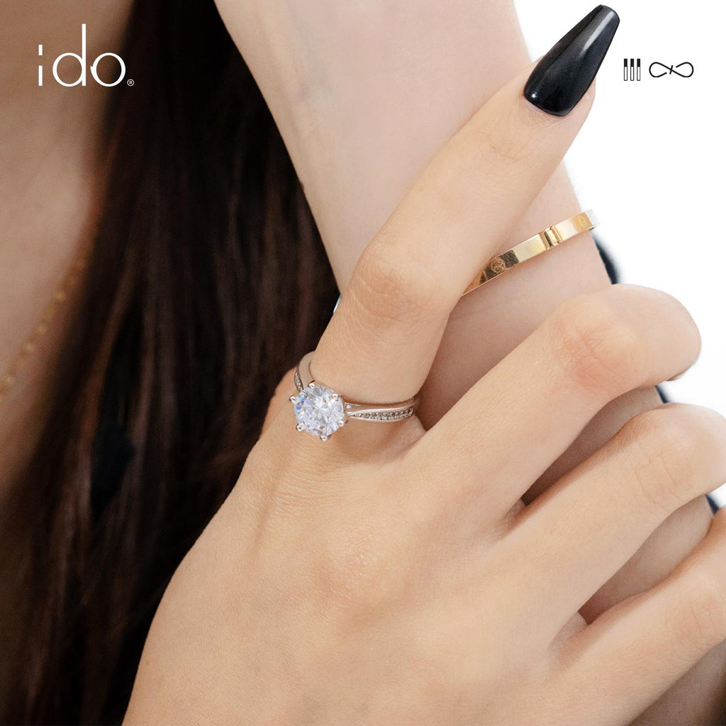 Only You Ring - R11 Silver 925 Moissanite