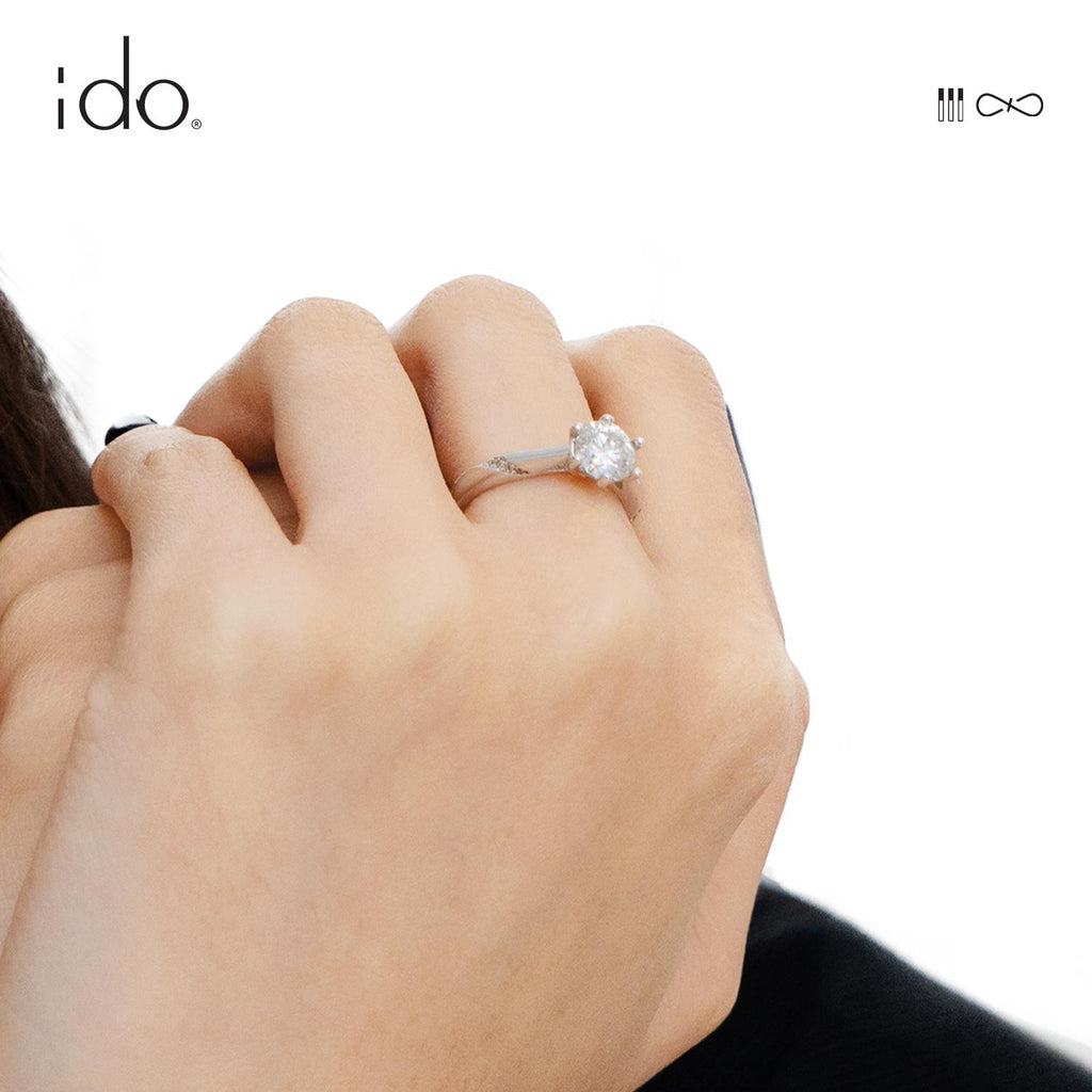 Femilist Ring - R02 Silver 925 Moissanite