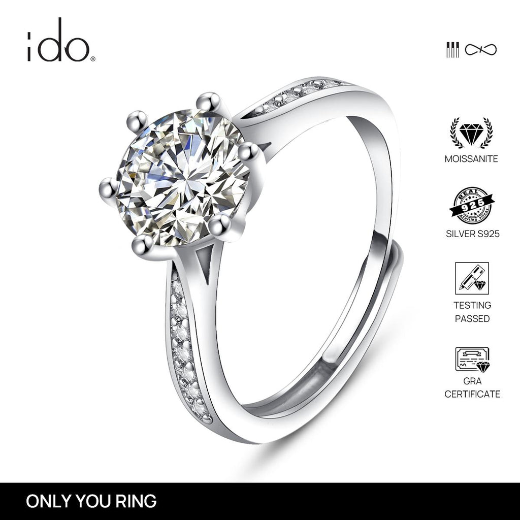 Only You Ring - R11 Silver 925 Moissanite